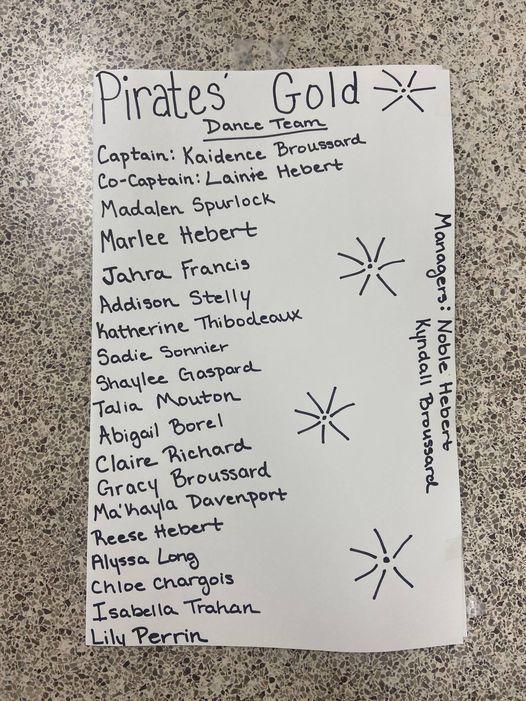 Pirates Gold Dance Team