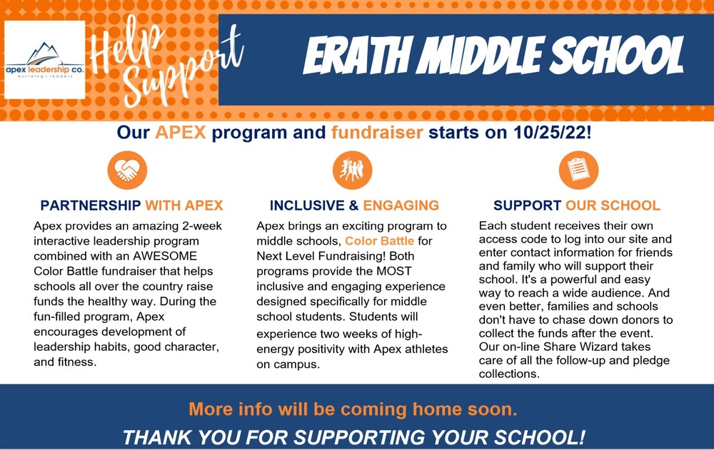 APEX Fundraiser Flyer