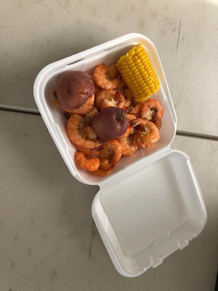 Boiled Shrimp Plate