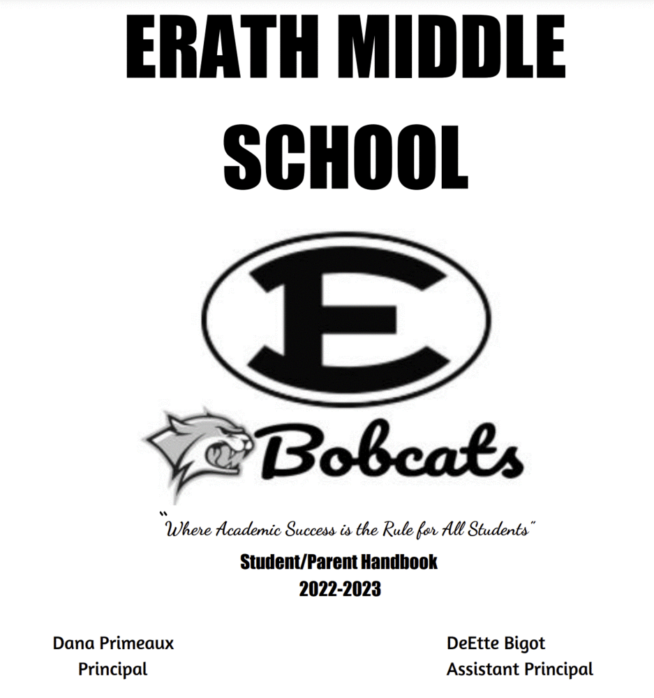 ​Erath Middle Student Parent Handbook 2022-2023