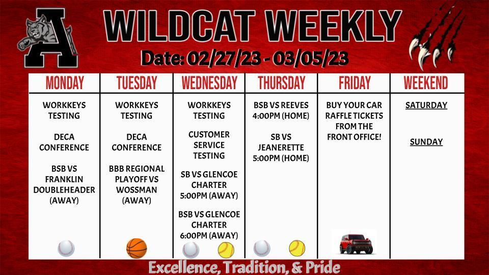 Newsletter, Week of 2/27/23