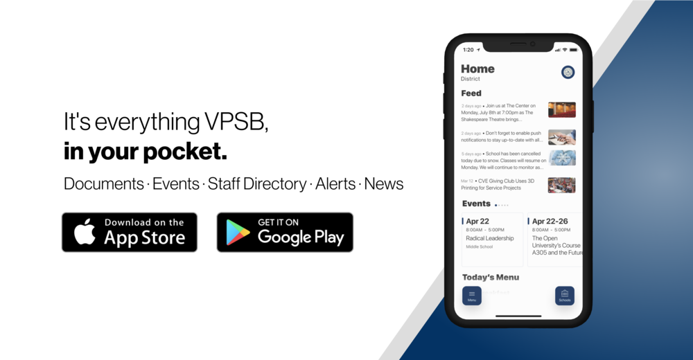 ​VPSB App​ If you haven't done so yet, you can download our Vermilion Parish Schools App.  You can access documents, events, news updates, and even emergency notifications.  Download for Android https://bit.ly/3oUZtlc  Download for iPhone https://apple.co/3LN1H02