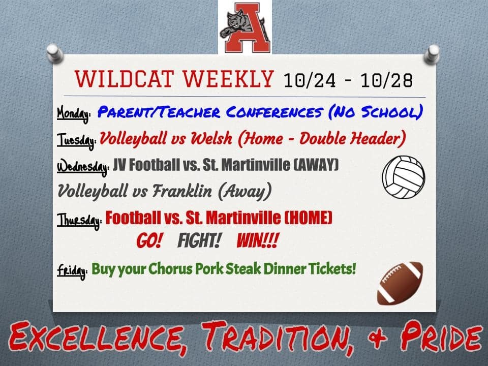 Wildcat Weekly, 10/24-10/28