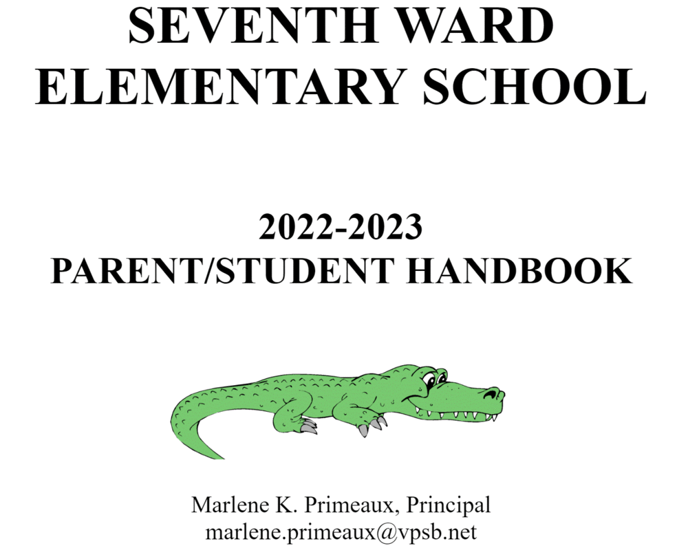 Seventh Ward Elementary Handbook 22-23