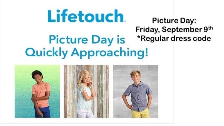 Picture Day: Friday, September 9th