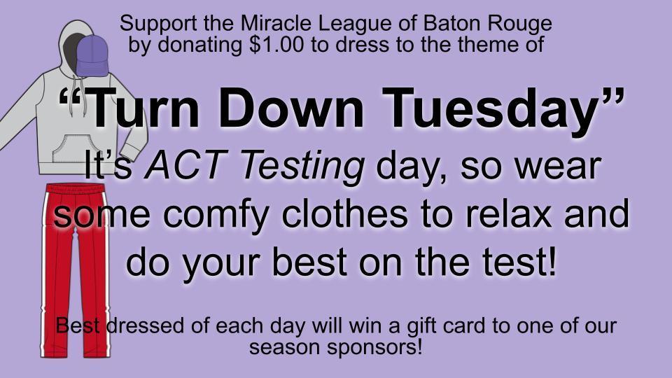 Turn Down Tuesday