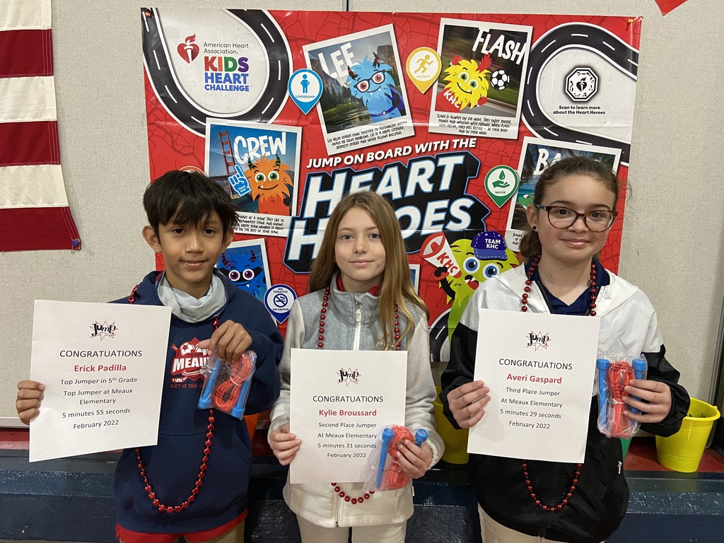 Meaux Elementary participated in Jump Rope for Heart