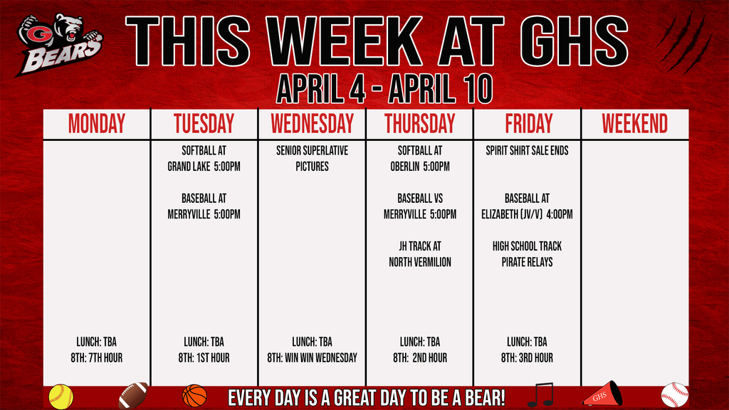 This Week at GHS