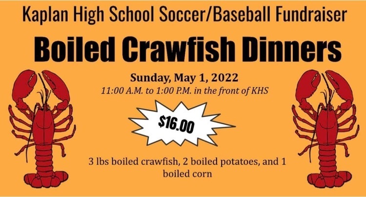 Don’t forget your crawfish!