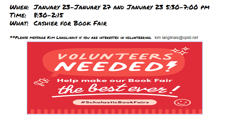 Book Fair Volunteers