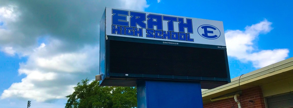 Where can I find all 2023-2024 fall updates during the summer months?  Go to the Erath High website homepage @ https://ehs.vpsb.net and click the "Menu" bar at the top. We will update as we have more information.  Please note that Fall Schedules and information will be mailed later in July to the parents and students.