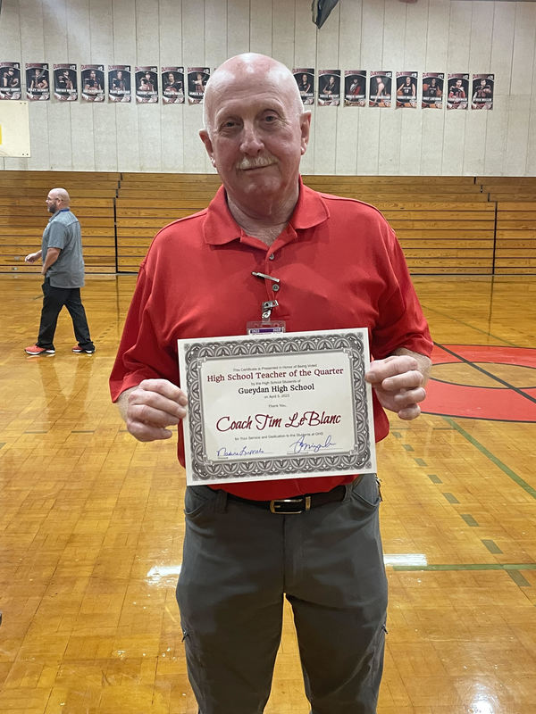 March Students of the Month Announced Gueydan High School